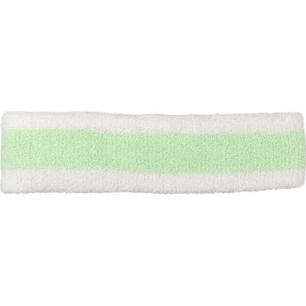 Opaska na głowę Nike Swoosh biało-zielona N0001544117OS