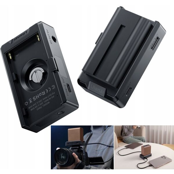 Płytka Zasilająca Na Usb-c Dc Pd Usb-a Do Sony Np F750 F770 F960 F970 1/4"" / Pa03