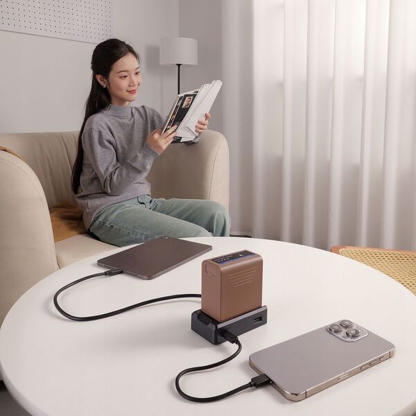 Płytka Zasilająca Na Usb-c Dc Pd Usb-a Do Sony Np F750 F770 F960 F970 1/4"" / Pa03
