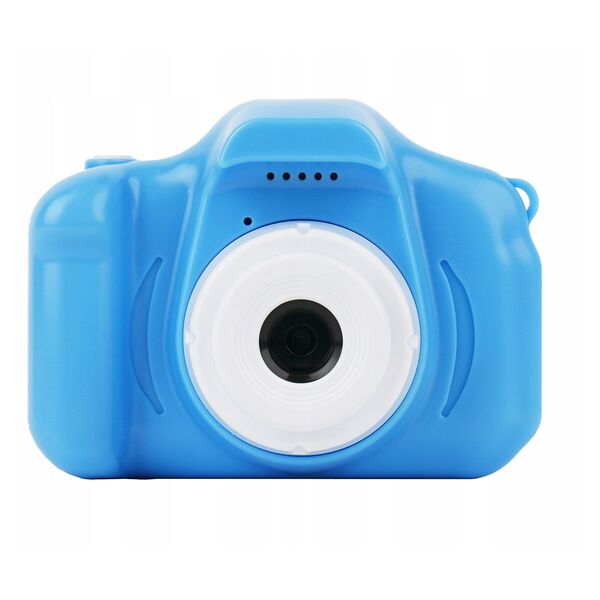 Aparat Cyfrow 48mp Kamera 1080p Dla Dziecka 5x Gry Mp3  Xrec X2 / Dinozaur Niebieski