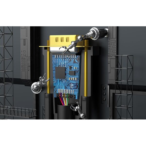 Vention EABBG adapter kablowy 1,5 m DVI VGA (D-Sub) Czarny