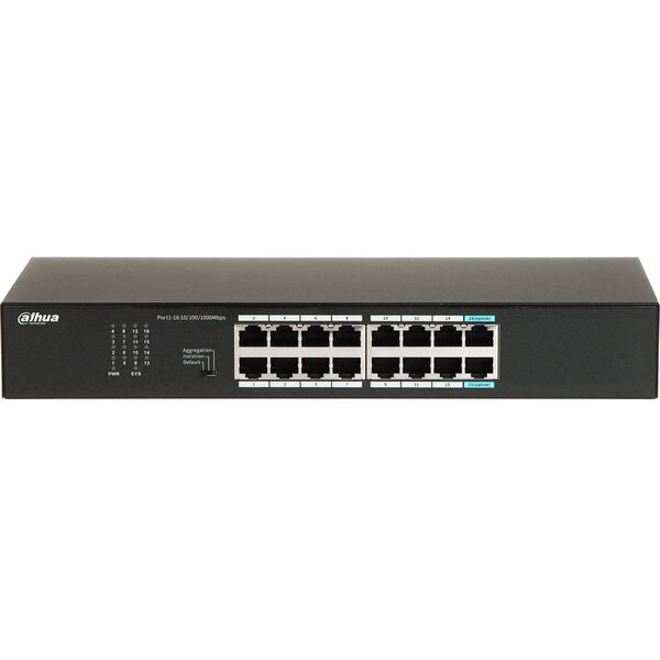 SWITCH PRZEMYSŁOWY   S3016-16GT 16-PORTOWY DAHUA