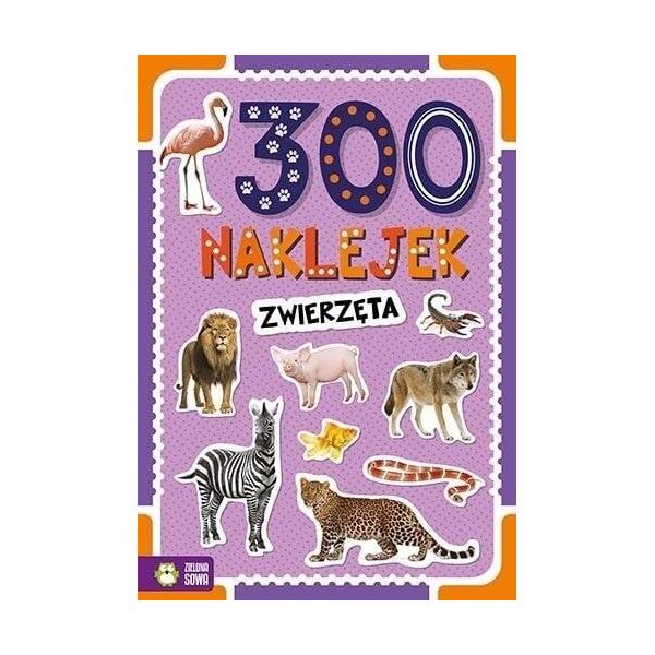 300 naklejek. Zwierzęta EDUKAMP