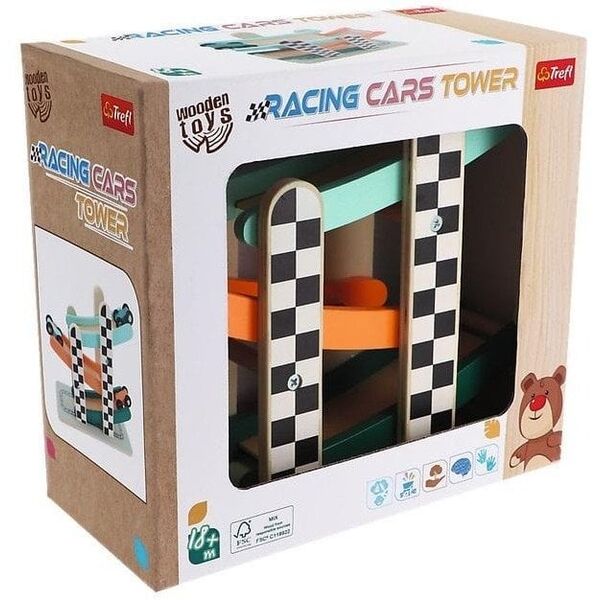 Zabawka drewniana - Racing cars tower TREFL EDUKAMP