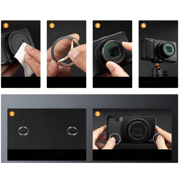 Φίλτρο Uv Nano-x Mrc K&f Concept Για Κάμερα Ricoh Gr Gr Ii Iii Iiix Hdf / Sku.2319