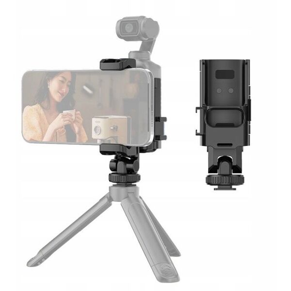 Θήκη Στήριξης Στήριγμα για Dji Osmo Pocket 3 Iso 1/4"" + Στήριγμα για Τηλέφωνο / Puluz Pu726b