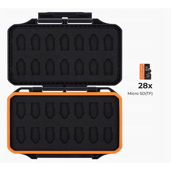 Θήκη Κουτί για Κάρτες Μνήμης 28x Microsd / Micro Sd / Micro Sdhc / Micro Sdxc / Kf31.107