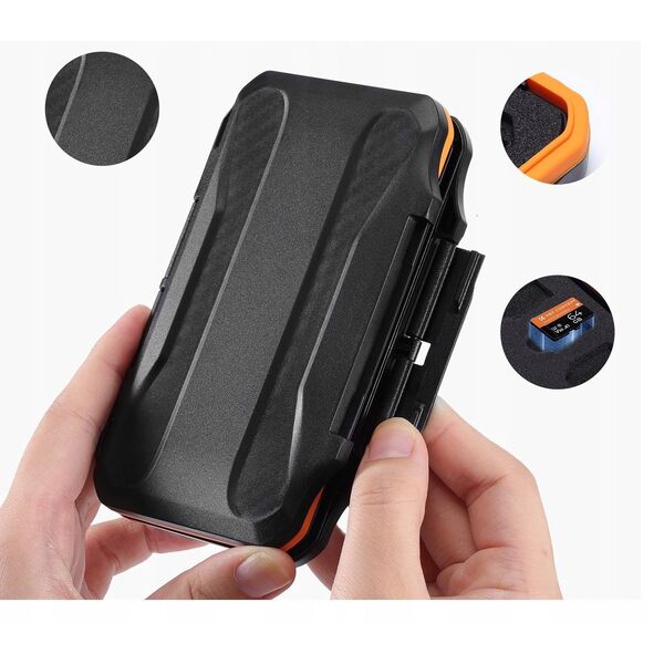 Σκληρή Θήκη Etui Κουτί για Κάρτες 24x Sd / Sdxc / Sdhc / Cf Cfexpress Τύπου A / Kf31.109
