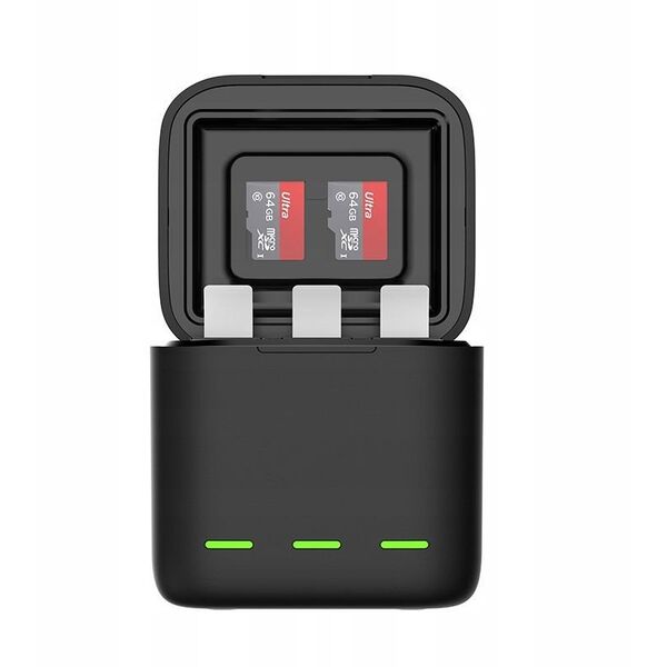 Φορτιστής USB για 3x Μπαταρία GoPro Hero 13 Black / Telesin / S0-bcg-10-tgp