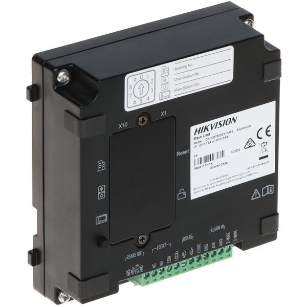 WIDEODOMOFON HIKVISION DS-KIS704EY-ACW2/Aluminium