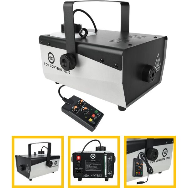 Profesjonalna wytwornica dymu LIGHT4ME FOG CONTROL 1200 TIMER