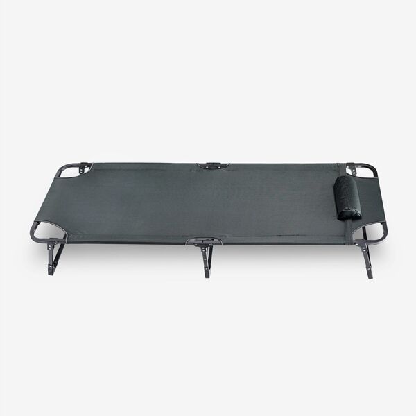 Πτυσσόμενο κρεβάτι κάμπινγκ PLATINET 800D OXFORD, 185X65X30 CM ΣΚΟΥΡΟ ΠΡΑΣΙΝΟ 46143