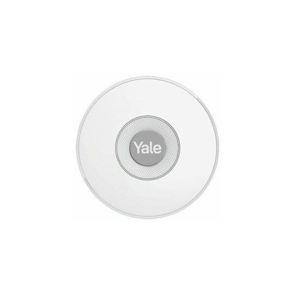 Yale Εσωτερική Σειρήνα Ασύρματη Εσωτερική Γκρι, Λευκό