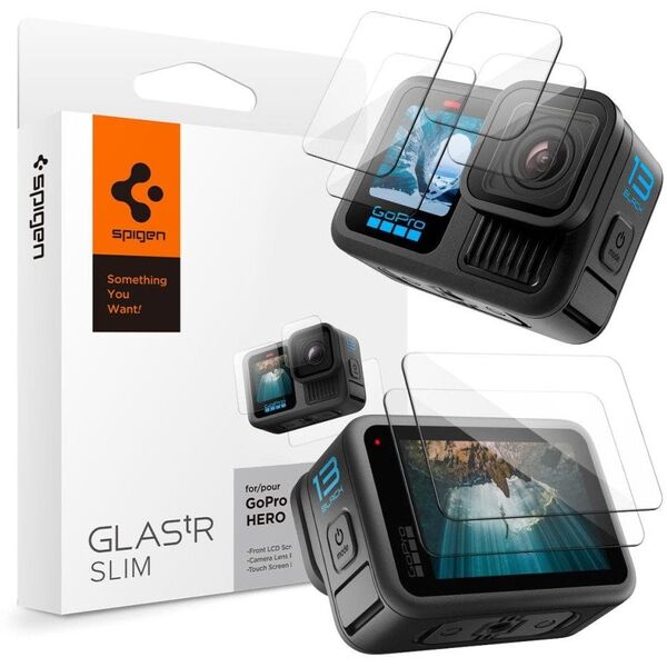 ΣΚΛΗΡΥΜΕΝΟ ΓΥΑΛΙ SPIGEN GLAS.TR SLIM 2-SET GOPRO HERO 13 ΔΙΑΦΑΝΕΣ