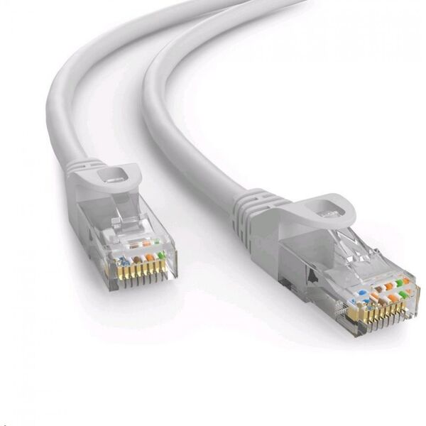 C-Tech C-TECH καλώδιο patchcord Cat6e, UTP, γκρι, 10m