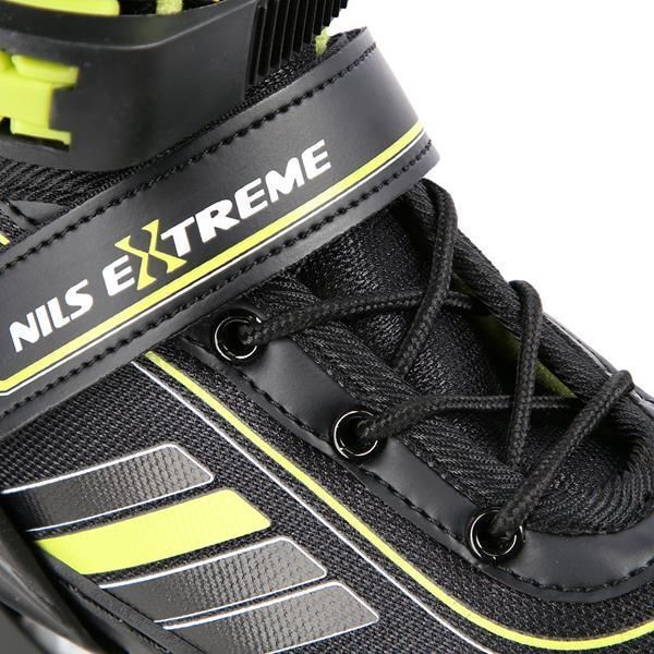 Rolki Nils Extreme NH18191 z wymienną płozą regulowane czarne r. 39-43