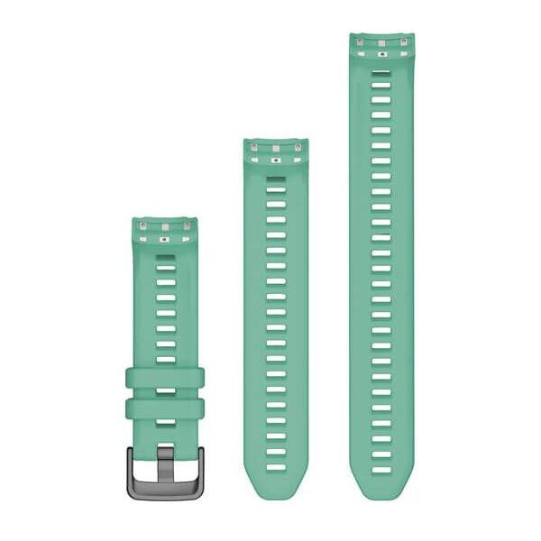 Garmin Silicone Wrist Strap - Instinct 2S Series (Τυρκουάζ / Γκρι αγκράφα) (010-13104-02) 10330990 753759279004