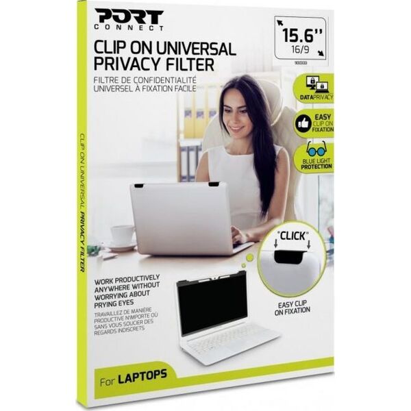 Filtr Port Designs Filtr prywatyzujący Rodo do laptopów 900333 2D 15.6" 16:9