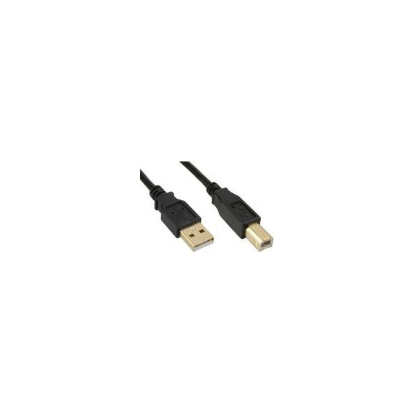 Kabel USB MicroConnect USB-A - USB-B 5 m Czarny (USBAB5G)