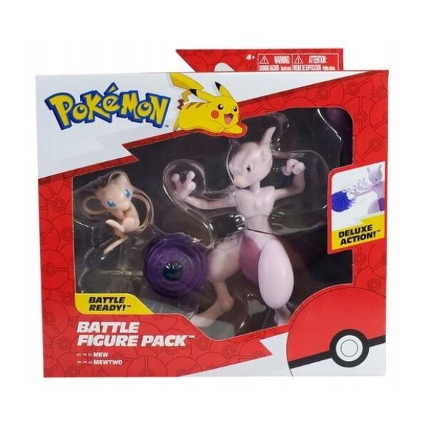 Φιγούρα Pokemon ΣΕΤ ΦΙΓΟΥΡΑ POKEMON 2 PK MEWTWO AND MEW 14252047 191726471394