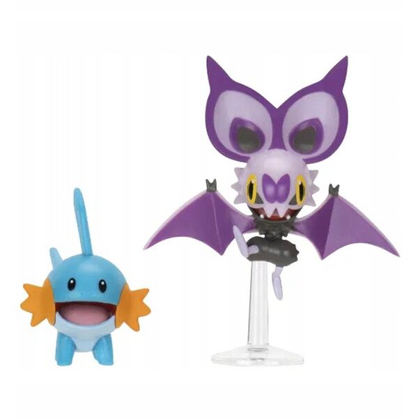 POKEMON BATTLE FIGURE NOIBAT AND MUDKIP