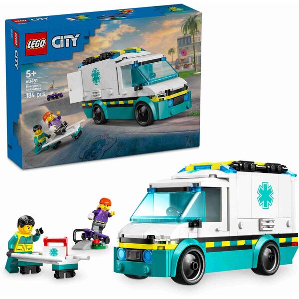 LEGO(R) CITY 60451 (6τμχ) Ασθενοφόρο