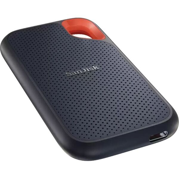 Dysk zewnętrzny SSD SanDisk Extreme Portable V2 8TB Czarno-pomarańczowy (SDSSDE61-8T00-G25)