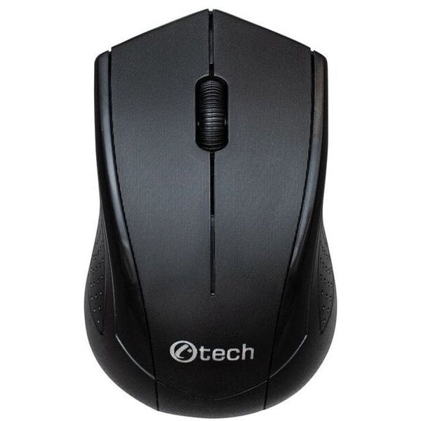 Ποντίκι C-Tech WLM-07, ασύρματο, 1200DPI, 3 κουμπιά, δέκτης USB nano, μαύρο