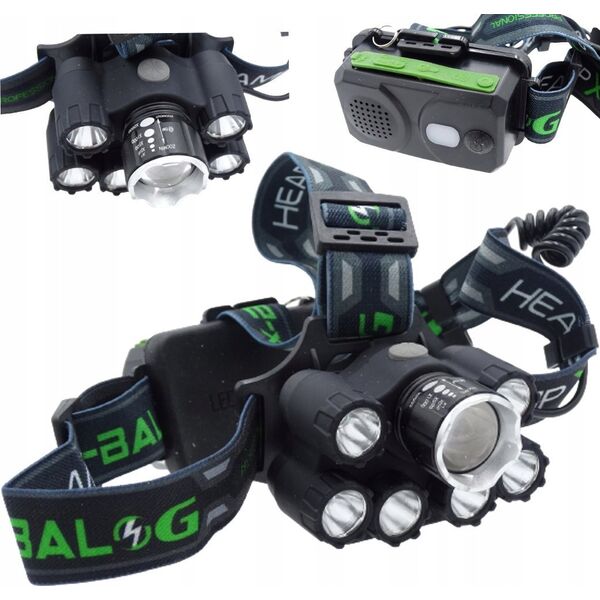 Latarka czołowa Tvardy Latarka czołowa z czujnikiem ruchu LED COB 8W (5W+3W) 1800mAh 520lm IP44 (100)