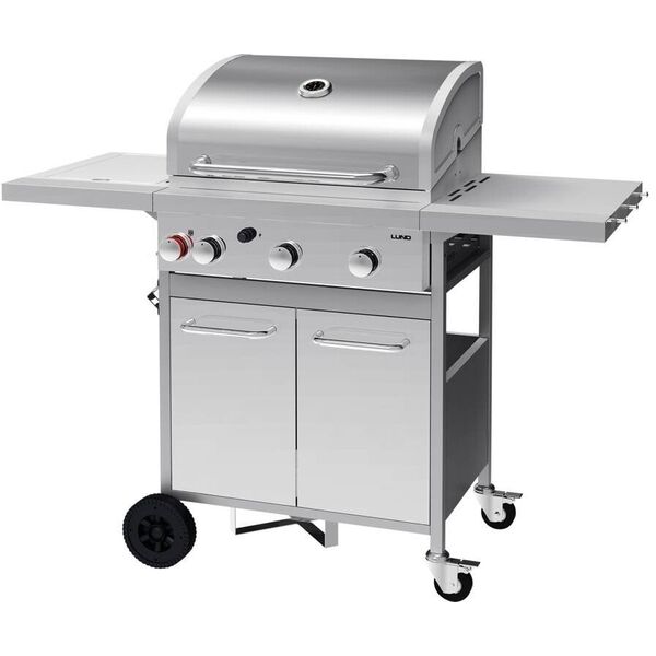 LUND ΓΚΡΙΛ ΓΚΑΖΙΟΥ 3+1 ΧΥΤΟΣΙΔΗΡΟΣ ΣΧΑΡΑ 12,8KW