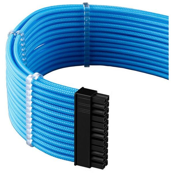 CableMod CableMod C-Series PRO ModMesh 12VHPWR Κιτ καλωδίων για Corsair RM, RMi, RMx (Black Label) - ανοιχτό μπλε