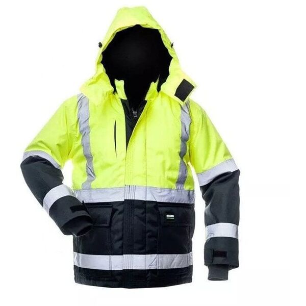Ανδρικό μπουφάν CIRIUS JACKET CANVAS HI-VIS WJ-8946 YEL/BLU L