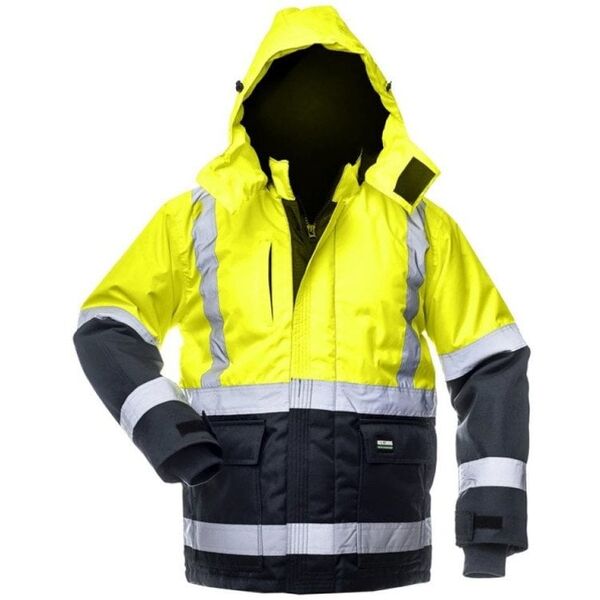 Ανδρικό μπουφάν CIRIUS JACKET CANVAS HI-VIS WJ-8946 YEL/BLU XXL