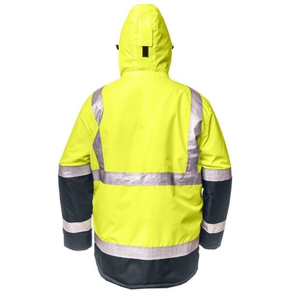 Ανδρικό μπουφάν CIRIUS JACKET CANVAS HI-VIS WJ-8946 YEL/BLU XXL