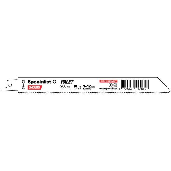 Πριόνι για παλέτες SPECIALIST+, 200 mm, 10TPI