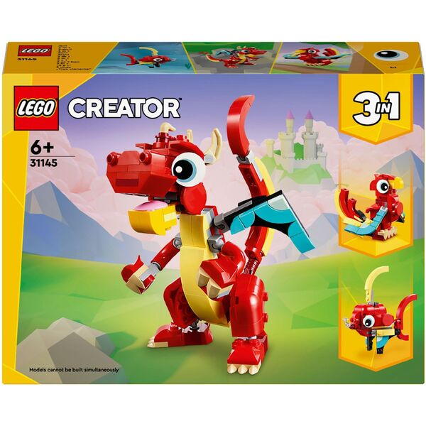 LEGO(R) CREATOR 31145 (4τμχ) Κόκκινος δράκος