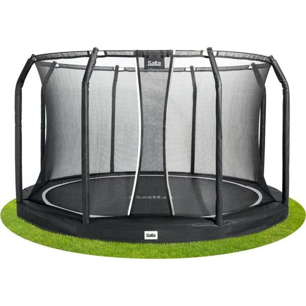 Trampolina ogrodowa Salta Trampolina ogrodowa Premium Ground Combo z siatką wewnętrzną 8FT 251cm (5851A)