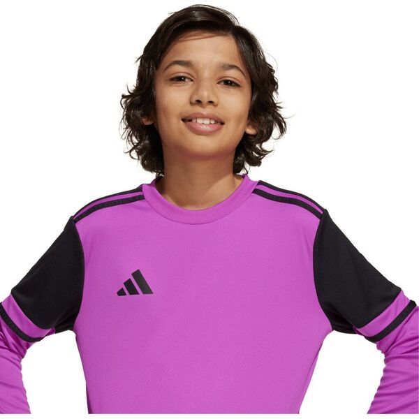 Koszulka bramkarska dla dzieci adidas Squadra 25 Long Sleeve fioletowa JJ1939 164cm