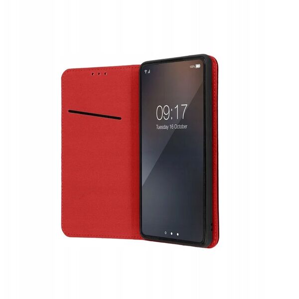 Θήκη SMART PRO Book δερμάτινη για IPHONE 16e μπορντό