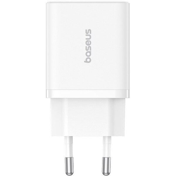 Φορτιστής τοίχου Baseus Cube C+U 30W EU (moon white)
