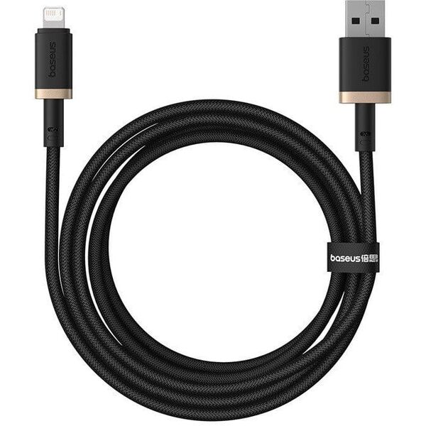 Καλώδιο Baseus Dura 2.4A 2m (μαύρο-χρυσό)