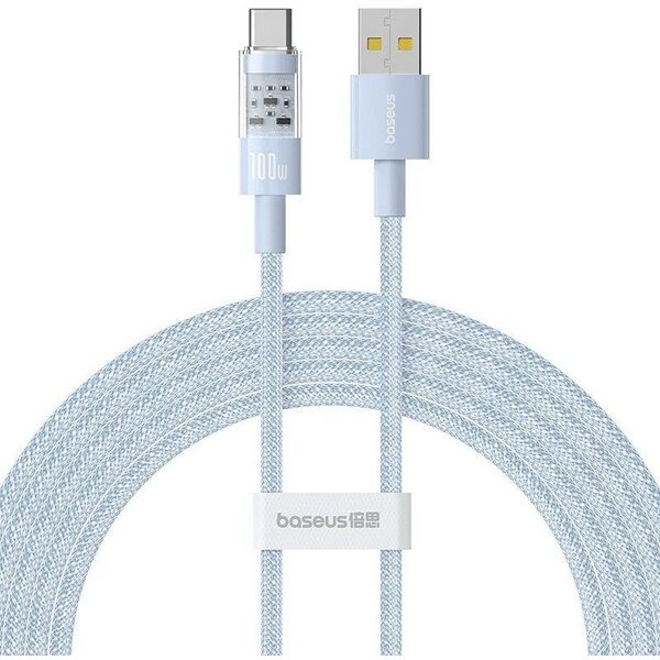 Καλώδιο Baseus Gem USB-USB C 100W 2m (μπλε)