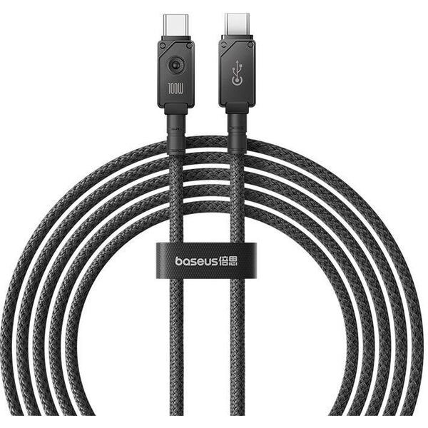Καλώδιο Baseus Unbreakable Τύπος C-Τύπος C 100W 2m (μαύρο)