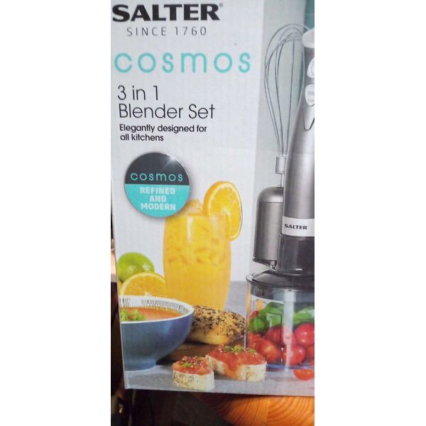Μπλέντερ χειρός 350 W SALTER COSMOS 3 σε 1, 5 εξαρτήματα