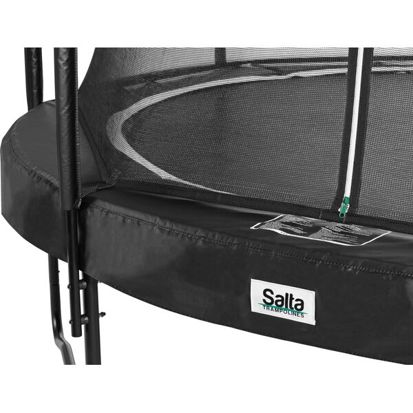 Trampolina ogrodowa Salta Premium Black Edition z siatką wewnętrzną 8 FT 251 cm