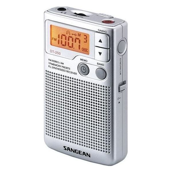 Radio Sangean Sangean DT250 Srebrny