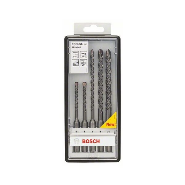 Wiertło Bosch do betonu SDS+ 5 6 10 8mm zestaw (B2607019927)