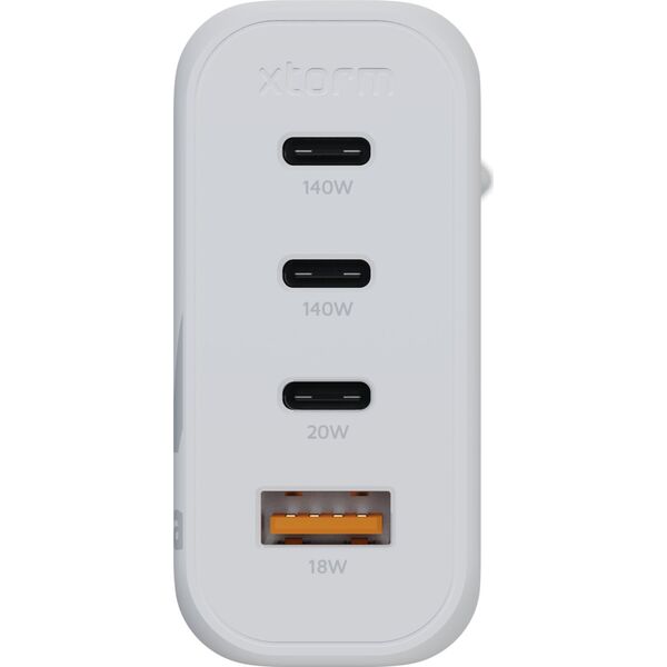 Ładowarka Xtorm Ładowarka cienna Ultra GaN2 140W 3xUSB-C PD,USB QC 3.0 Biała