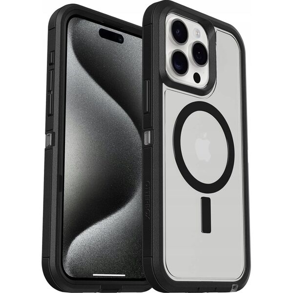 OtterBox Otterbox OB DEFENDER XT CLEAR APPLE/IPHONE 15 PRO MAX DARK S. CL/BLK