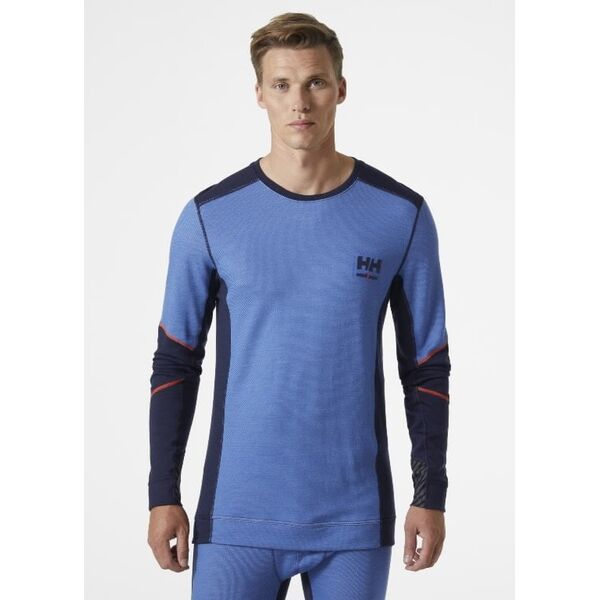Helly Hansen Υποκάμισο HELLY HANSEN Lifa Merino Crewneck, ανοιχτό μπλε L